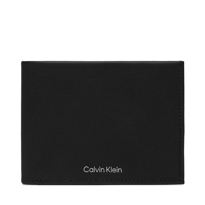 Кошелек Calvin Klein CkMust Trifold, черный кошелек must small trifold mono calvin klein черный