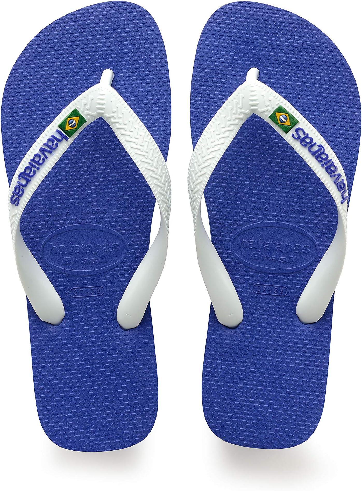цена Шлепанцы Brazil Logo Flip Flop Sandal Havaianas, цвет Marine Blue