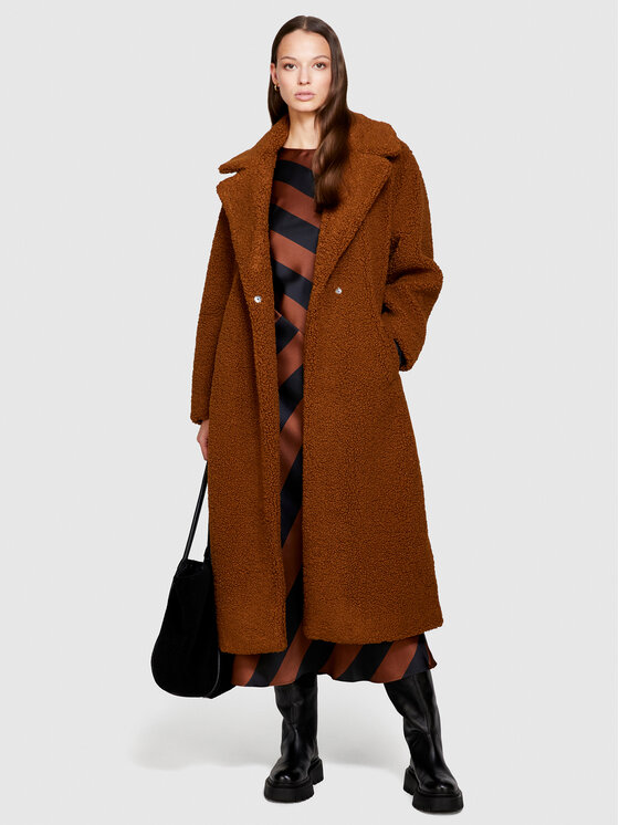 Комфортное переходное пальто Sisley, коричневый