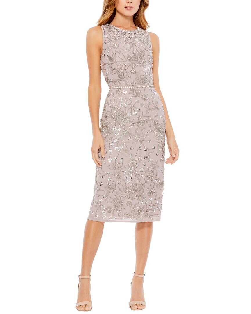 

Платье миди Mac Duggal, фиолетовый