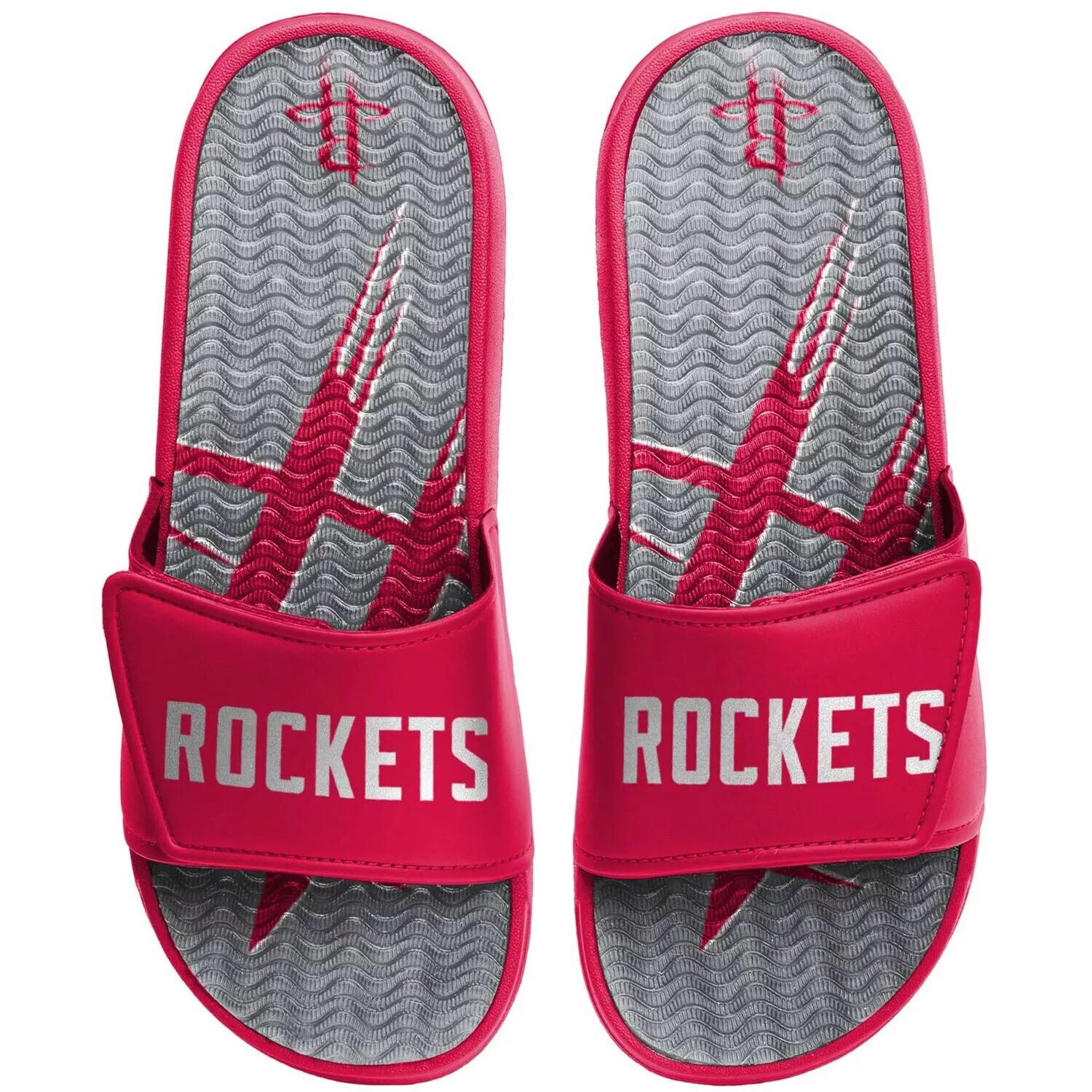 

Молодежные гелевые шлепанцы FOCO Houston Rockets Unbranded