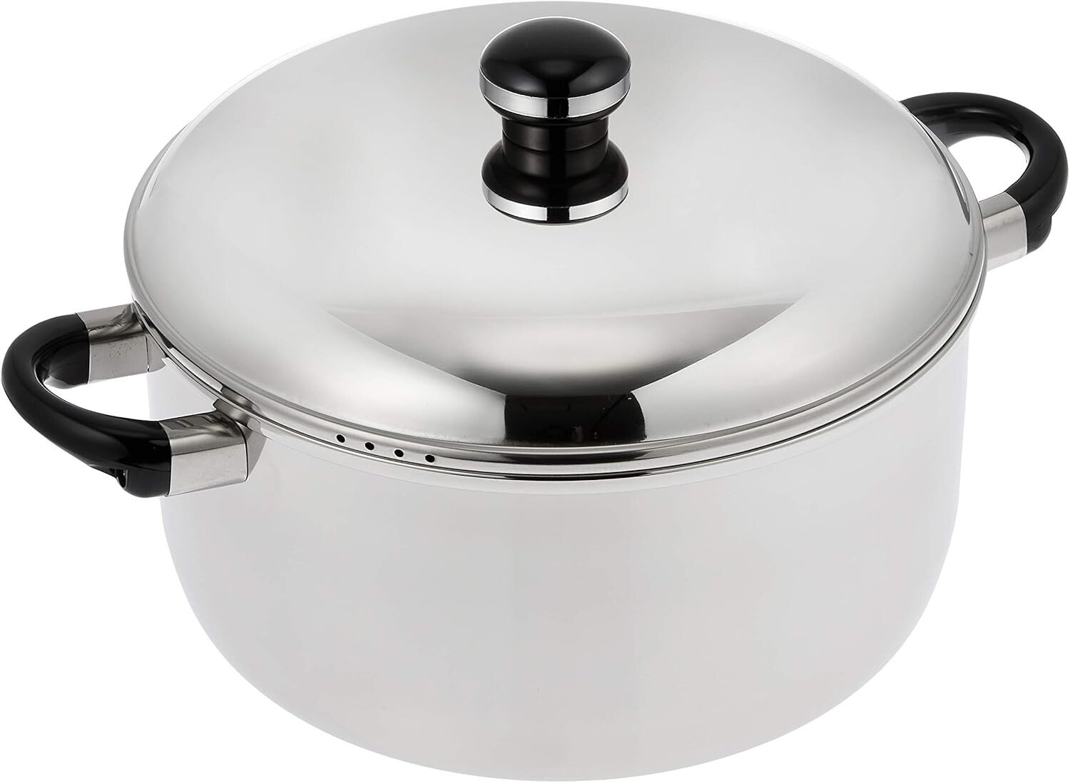 

Двуручная кастрюля Miyazaki Seisakusho OJ-40 Objet, Jumbo, 11,0 дюймов (28 см), сделано в Японии, совместимость с IH, легкий, серебристый, Sliver