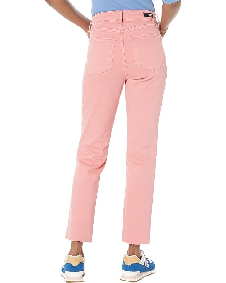 

Джинсы KUT from the Kloth Reese High-Rise Fab AB Ankle Straight in Soft Coral, цвет Soft Coral