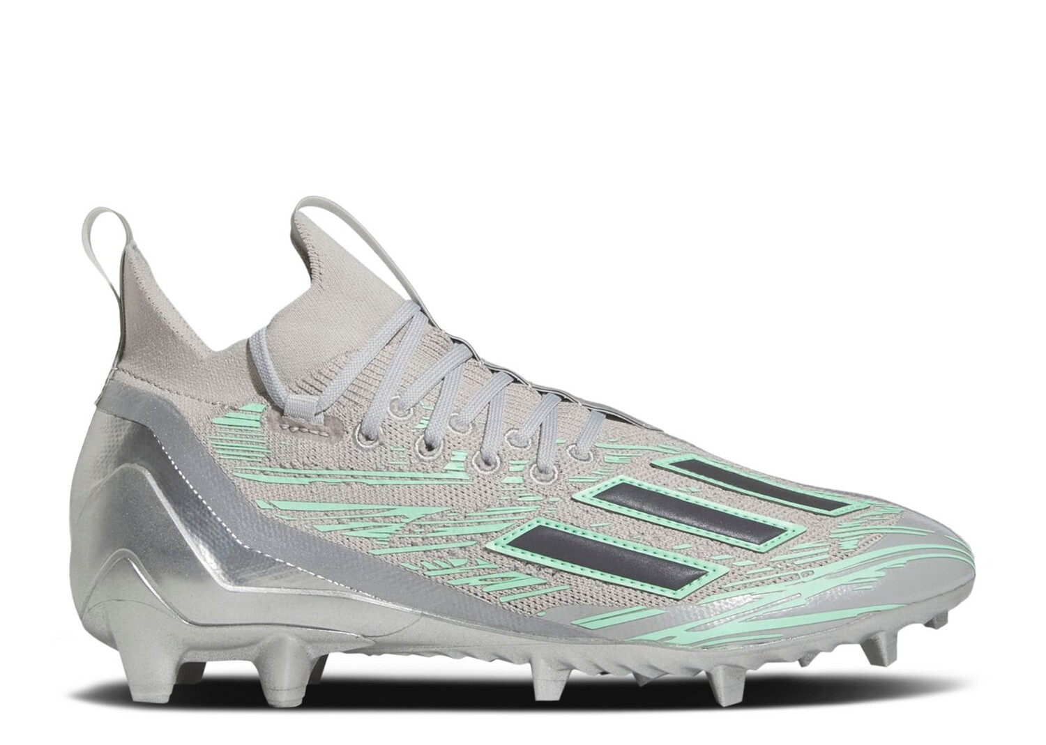 

Кроссовки adidas Adizero Primeknit Flash Cleats 'Grey Mint', серый