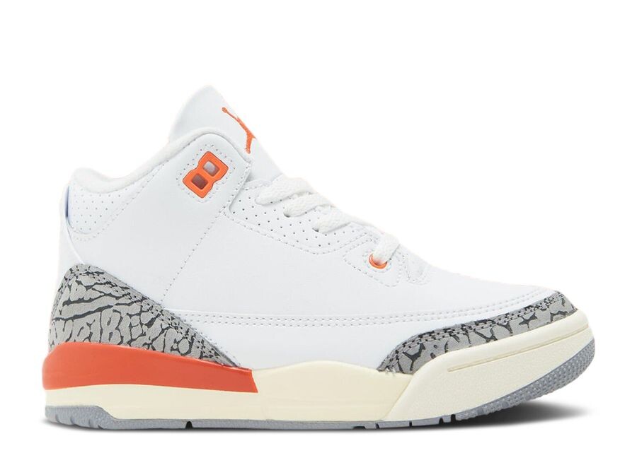 

Кроссовки Air Jordan Jordan 3 Retro Td 'Georgia Peach', белый