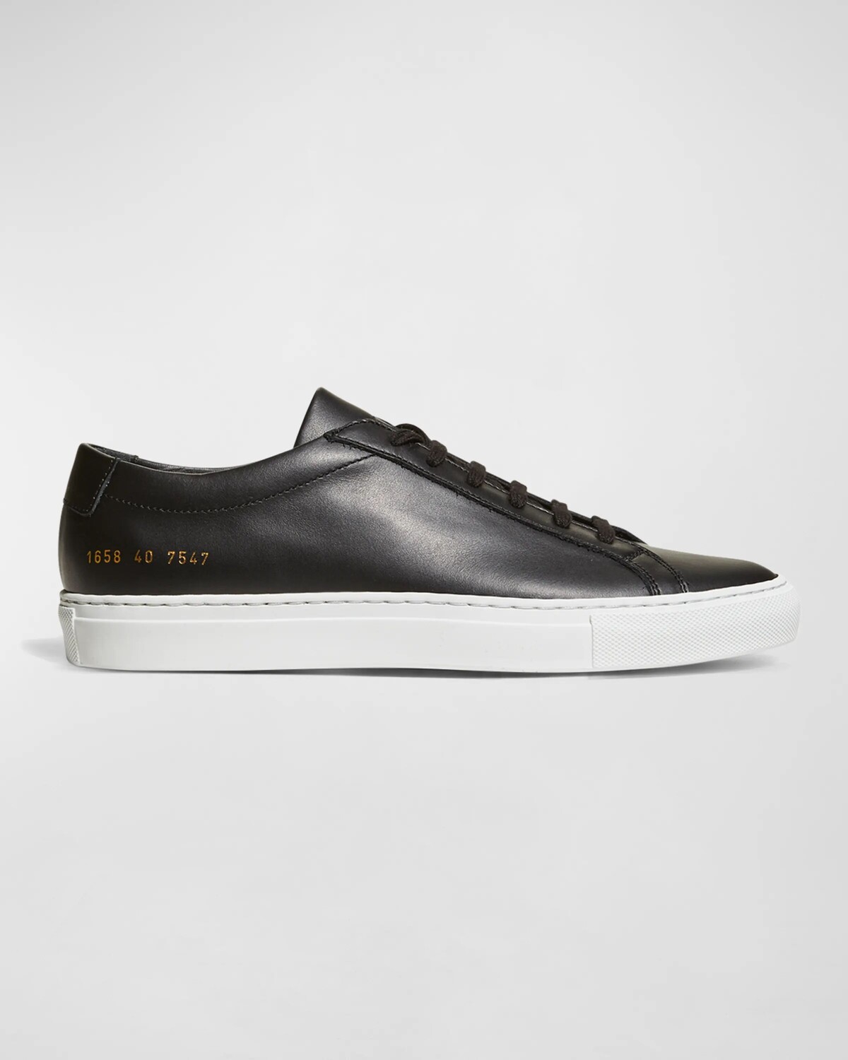 

Мужские кожаные низкие кеды Achilles Common Projects, черный