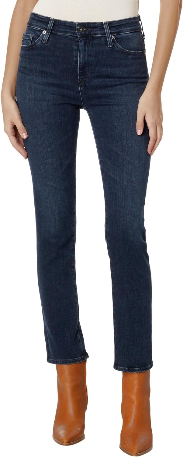 

Джинсы Mari High-Waist Slim Straight Leg Jeans in Empire AG Jeans, цвет Empire