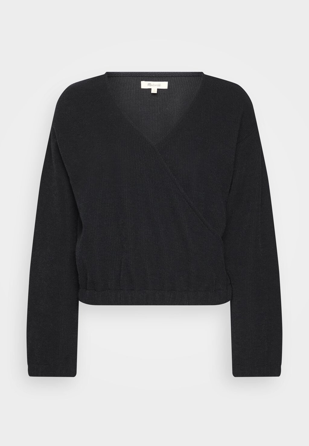 

Топ с длинными рукавами Madewell, черный
