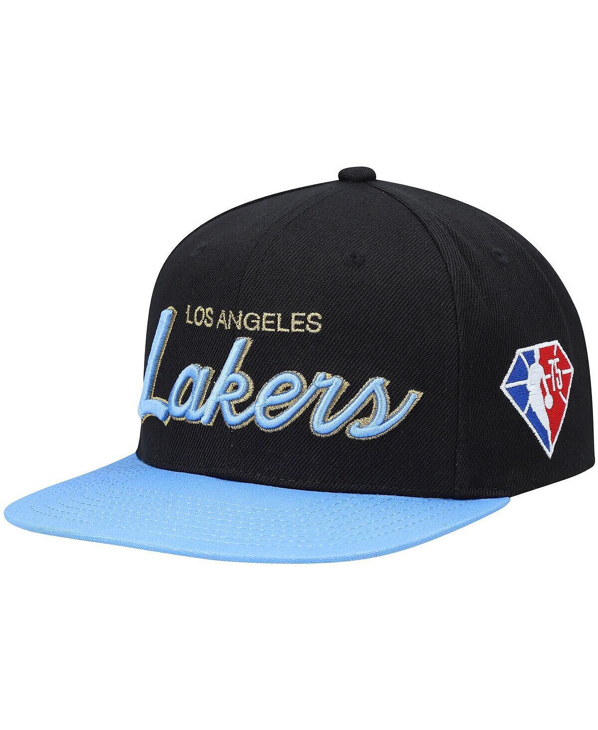 

Мужская черная кепка Snapback в честь 75-летия НБА Лос-Анджелес Лейкерс Mitchell & Ness