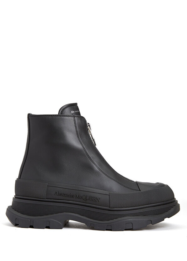 

Черные женские кожаные ботинки tread slick Alexander McQueen