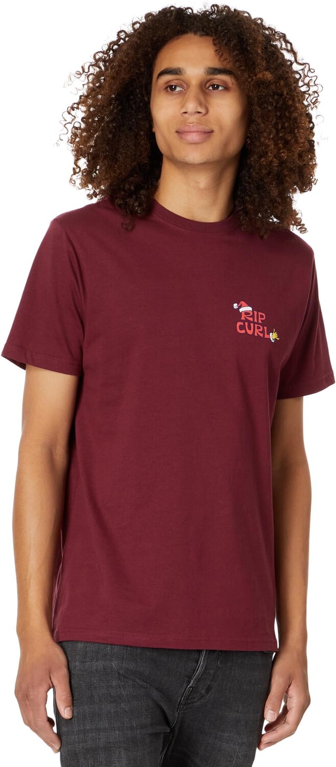 

Футболка с короткими рукавами Happy Hallowdays Rip Curl, цвет Burgundy