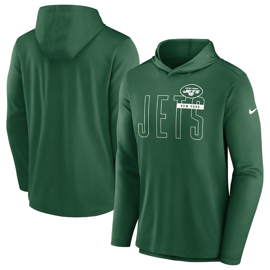 

Футболка с длинным рукавом Nike New York Jets, зеленый