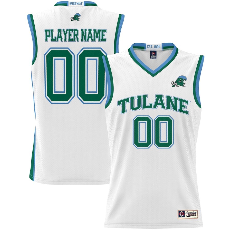 

Джерси ProSphere Tulane Green Wave, белый