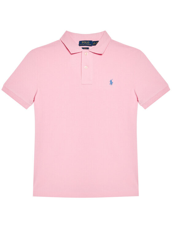 

Рубашка-поло узкого кроя Polo Ralph Lauren, розовый