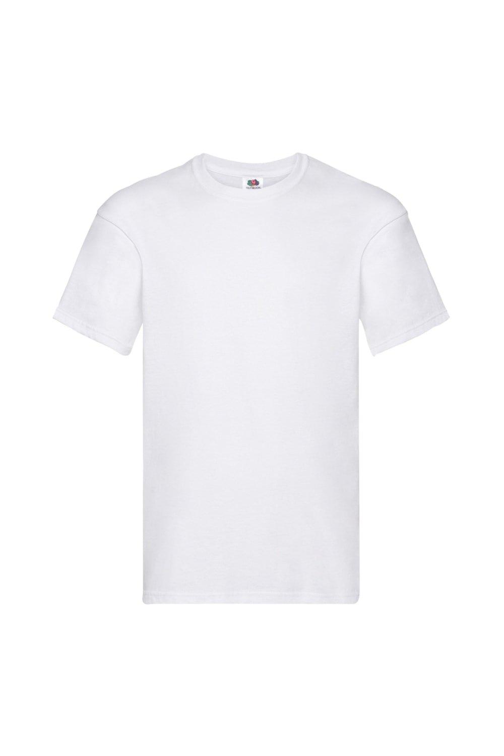 Оригинальная футболка с коротким рукавом Fruit of the Loom, белый