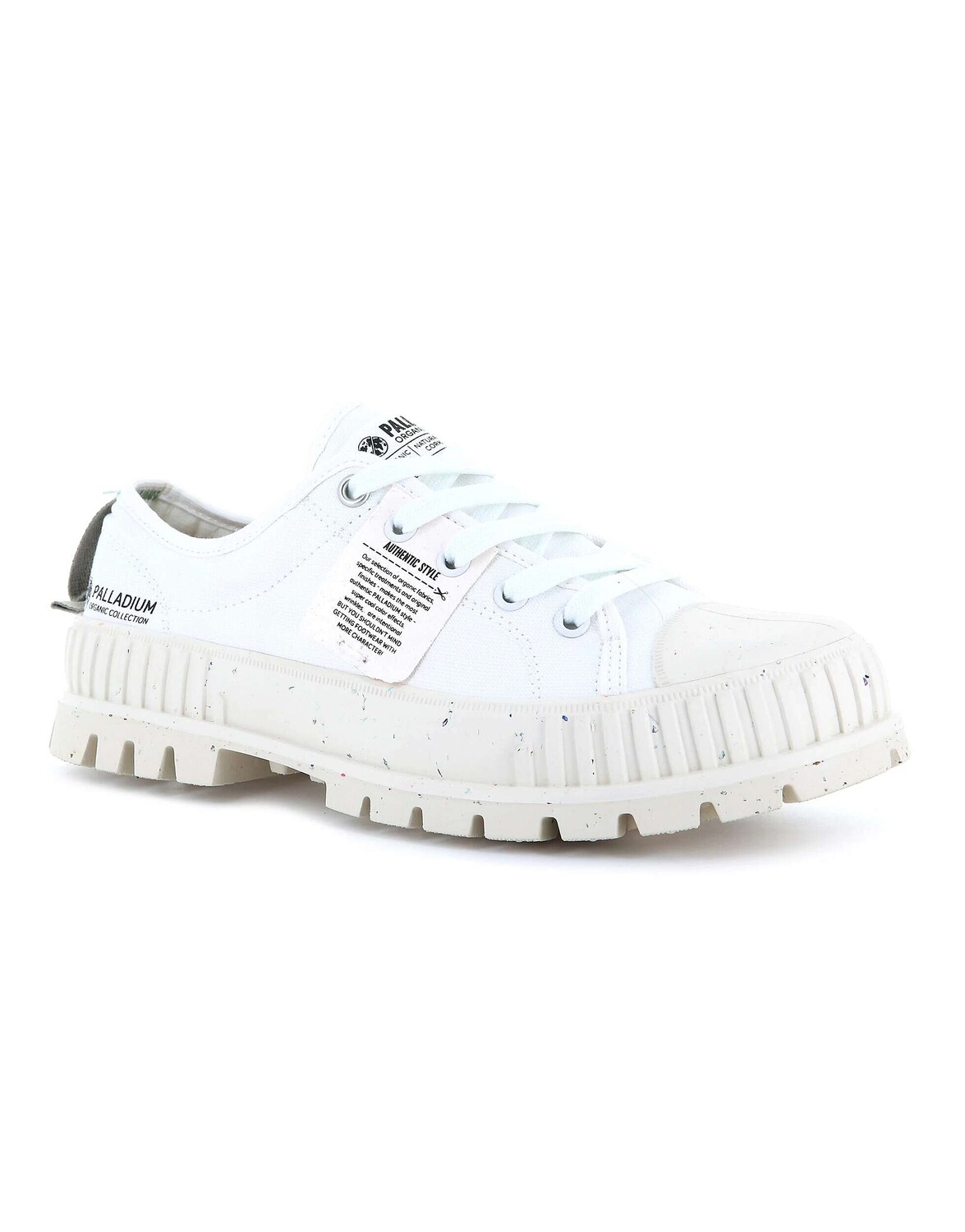

Белые кроссовки Palladium Pallashock lo