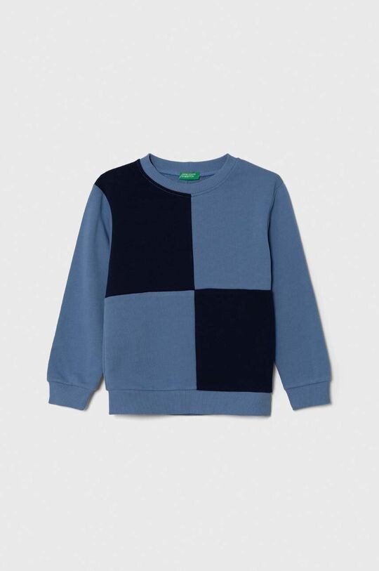 

Детская хлопковая толстовка United Colors of Benetton, синий