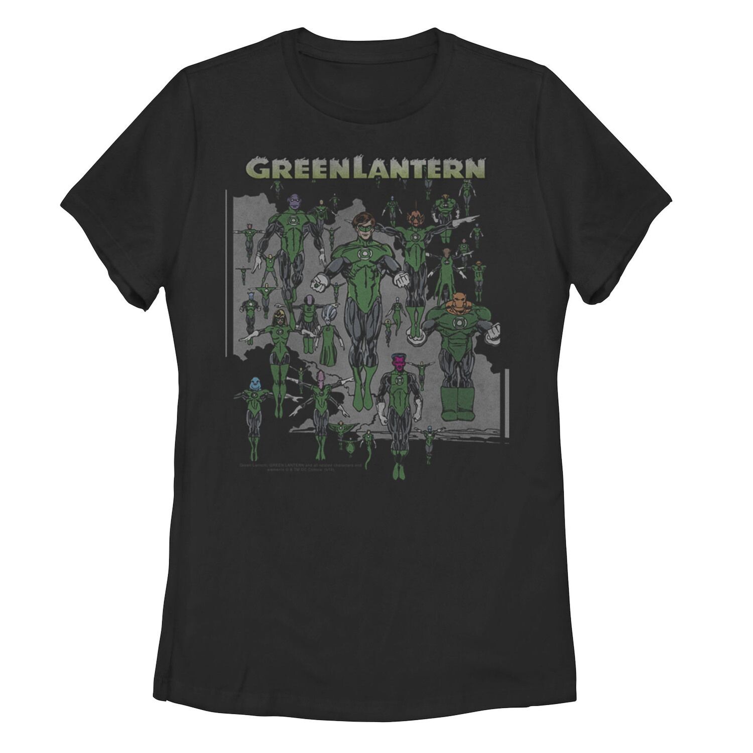

Зеленая футболка с рисунком группы DC Comics Green Lantern для юниоров Licensed Character