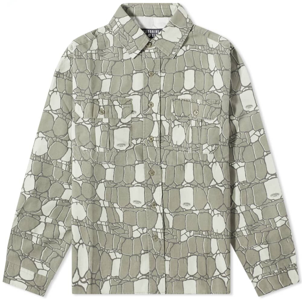 

Камуфляжная рубашка Billionaire Boys Club Gator, зеленый
