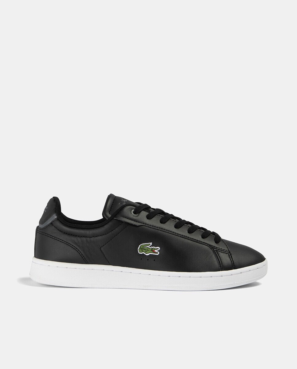 

Мужские кроссовки Carnaby Pro BL из кожи в тон Lacoste, черный
