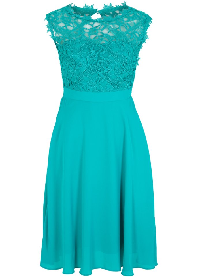Платье с кружевом Bpc Selection, зеленый