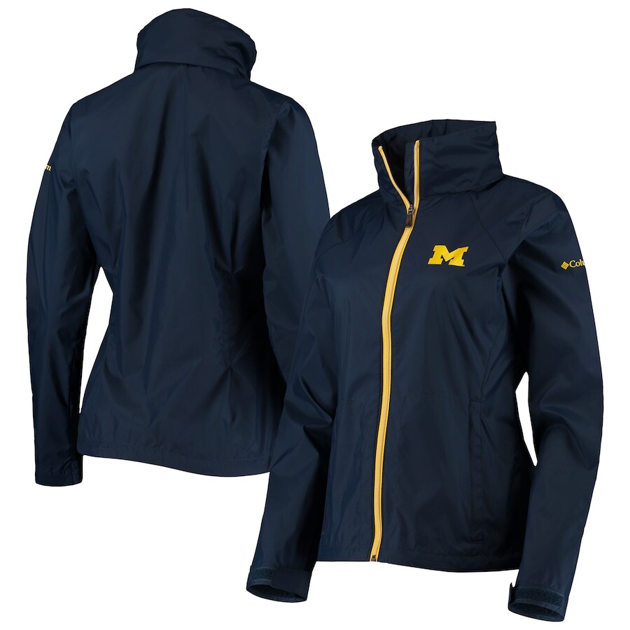 

Толстовка на молнии Columbia Michigan Wolverines, нави
