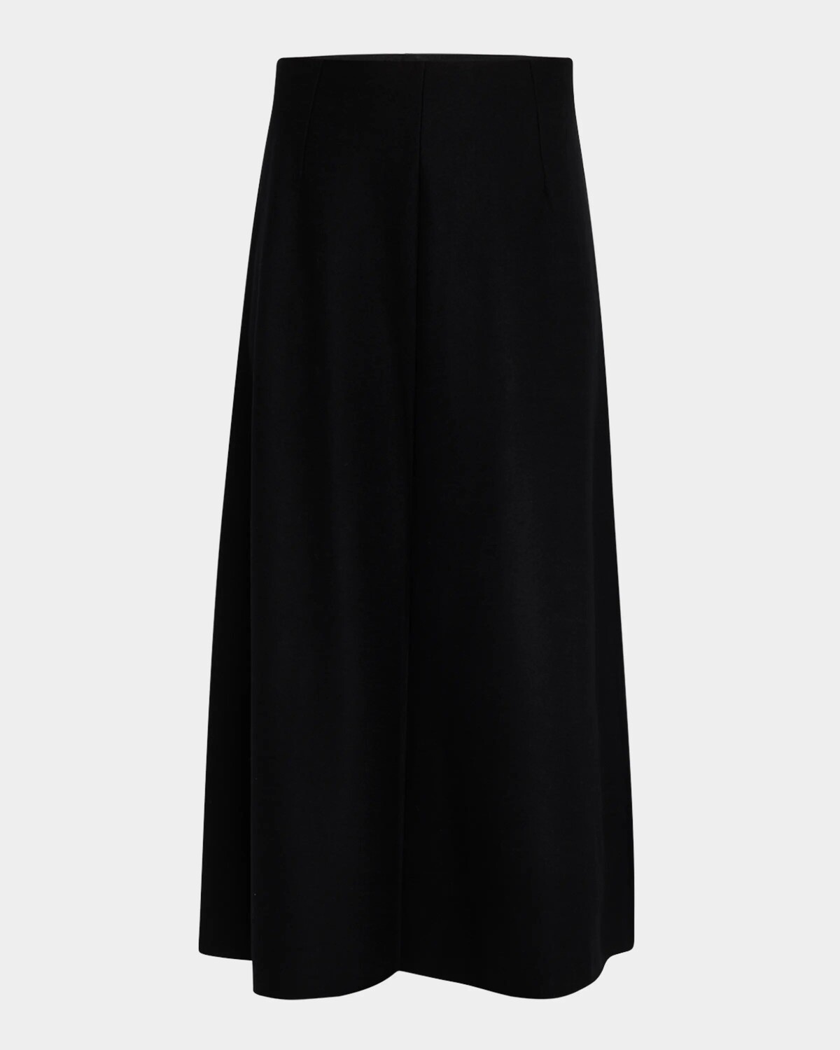 

Юбка-миди из джерси Petite из вареной шерсти Eileen Fisher, черный