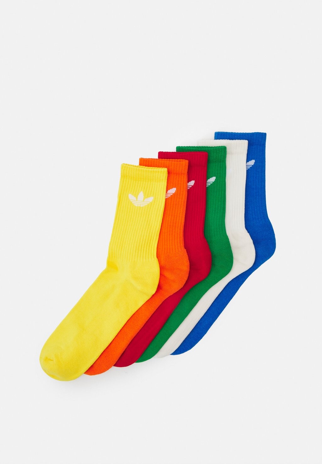 

Носки adidas Originals УНИСЕКС, 6 ПАКЕТОВ, белый/синяя птица/зеленый