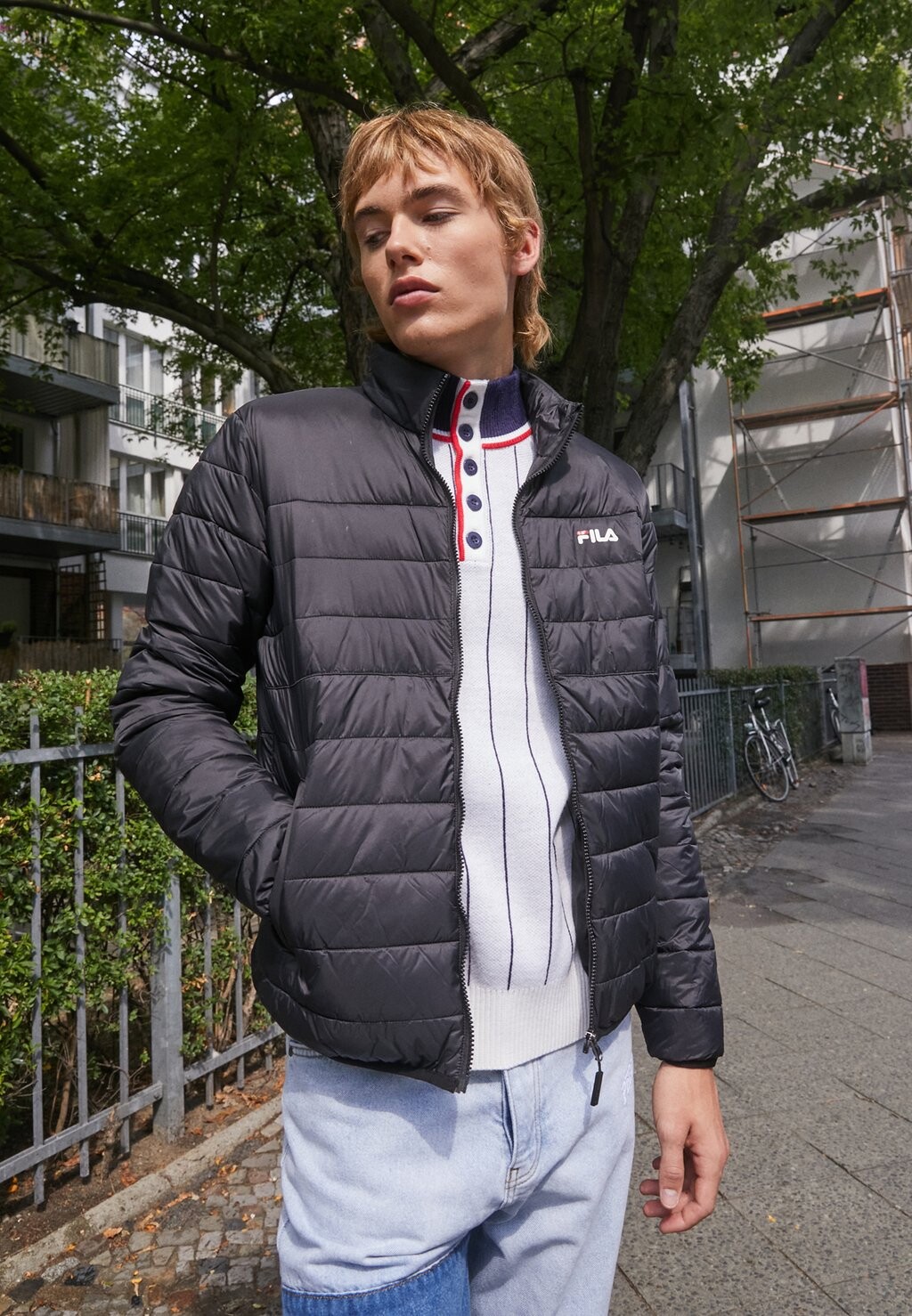 

Демисезонная куртка Fila, черный