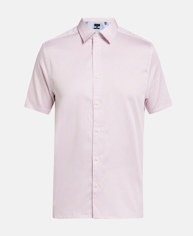 

Рубашка с короткими рукавами – стандартный крой Ted Baker, розовый