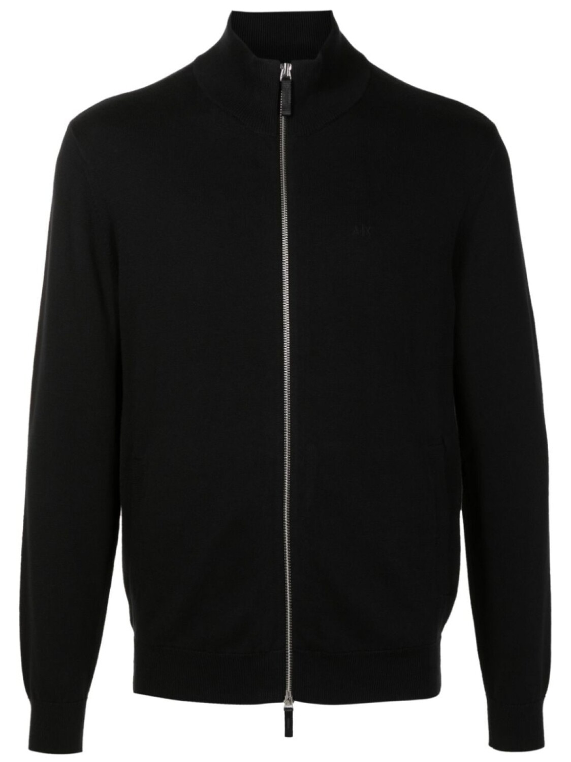 

Armani Exchange трикотажная куртка на молнии, черный