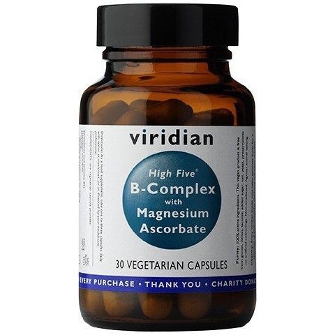 

Витамин В в капсулах Viridian B-Complex High Five, 30 шт