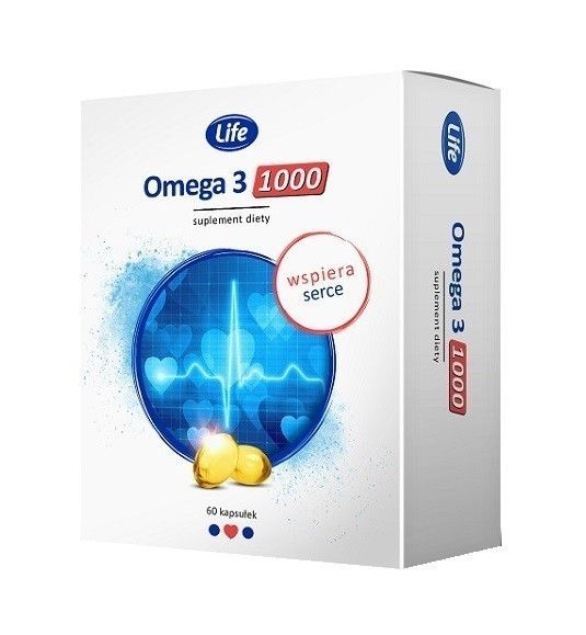 жирные кислоты qnt omega 3 1000 mg 59 шт Life Omega 3 омега 3 жирные кислоты, 60 шт.