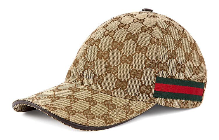 

Бейсболка Gucci Original GG Canvas, коричневый / зеленый / красный