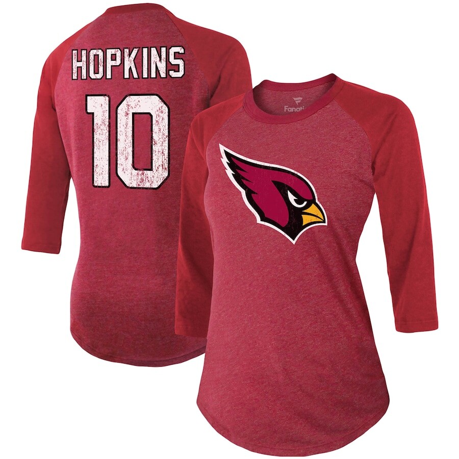 

Футболка с именем и номером Majestic Threads Arizona Cardinals, кардинал
