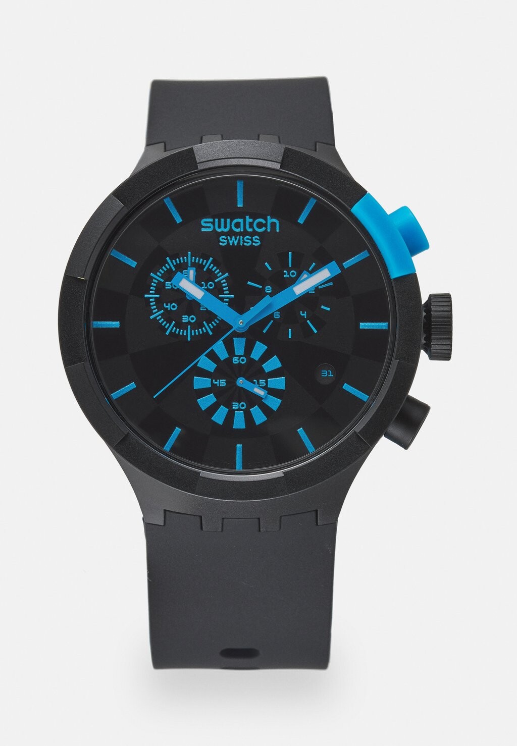 

хронограф Racing Power Swatch, цвет black/blue