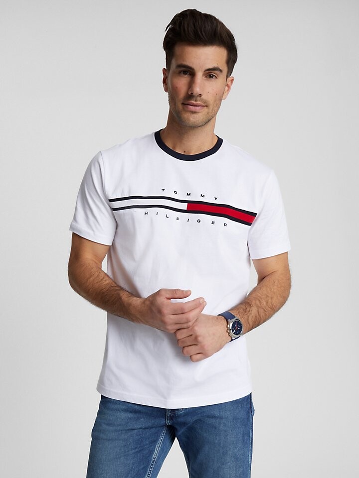 

Футболка с логотипом Essential Flag Tommy Hilfiger Sportswear