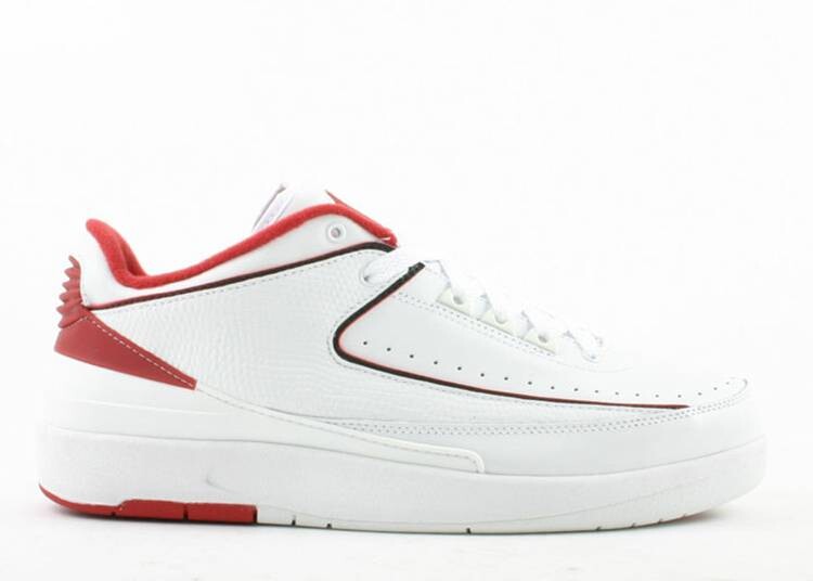 

Кроссовки AIR JORDAN 2 RETRO LOW 'WHITE VARSITY RED', белый