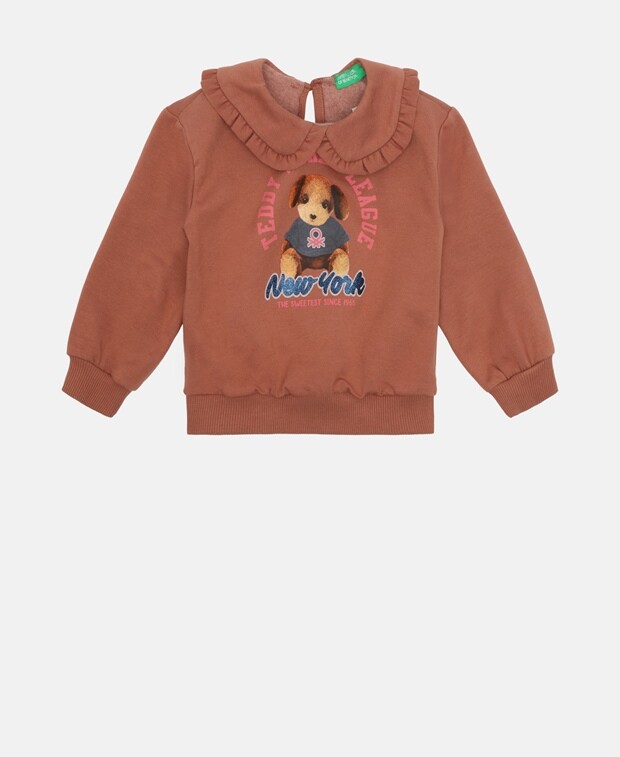 

Джемпер с длинными рукавами United Colors of Benetton, коричневый