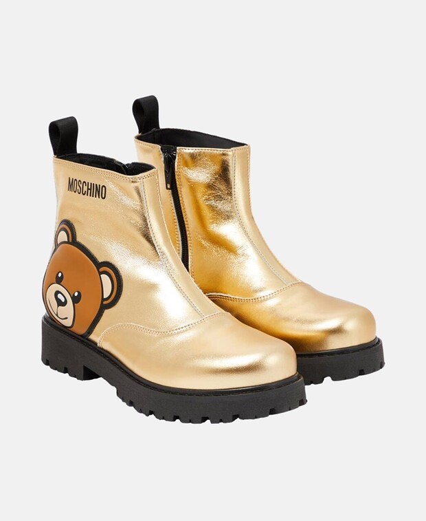 

Ботильоны Moschino Kids, черный