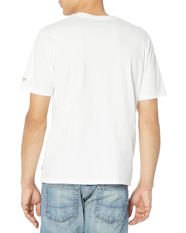 Футболка Levi's Mens Short Sleeve Relaxed Fit Tee, цвет Dune Buggy White цена и фото