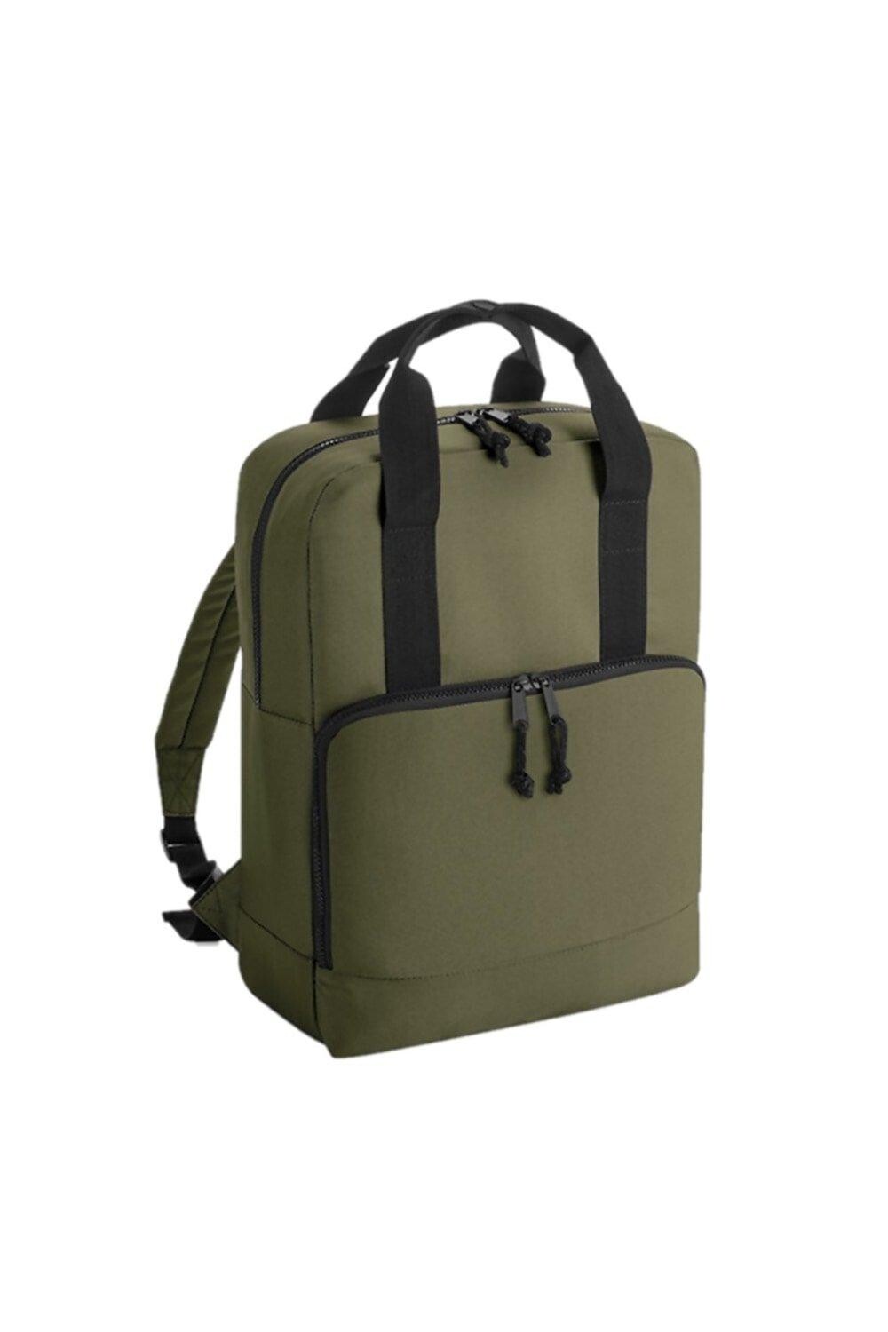 

Рюкзак Cooler из переработанного сырья Bagbase, зеленый