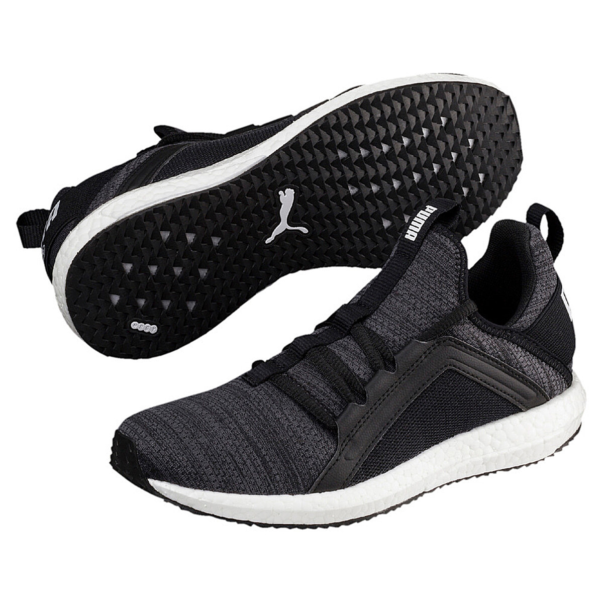 

Низкие кроссовки Puma Low Mega NRGY Heather Knit JR, серый