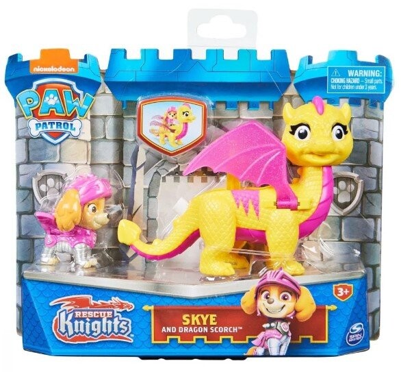 

Фигурка PAW Patrol: Brave Knights+Дракон (Asst) KnightsSkye Psi Patrol