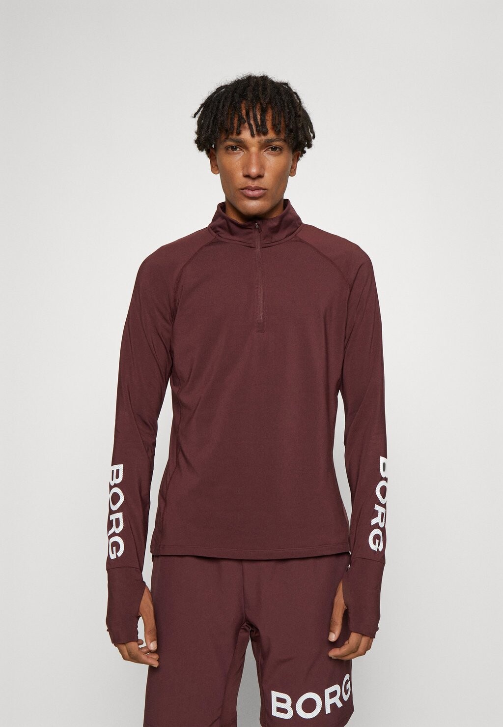 

Футболка с длинным рукавом MIDLAYER Björn Borg, декадентский шоколад
