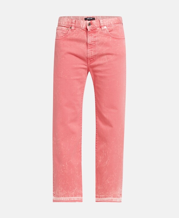 

Прямые джинсы Just Cavalli, красный