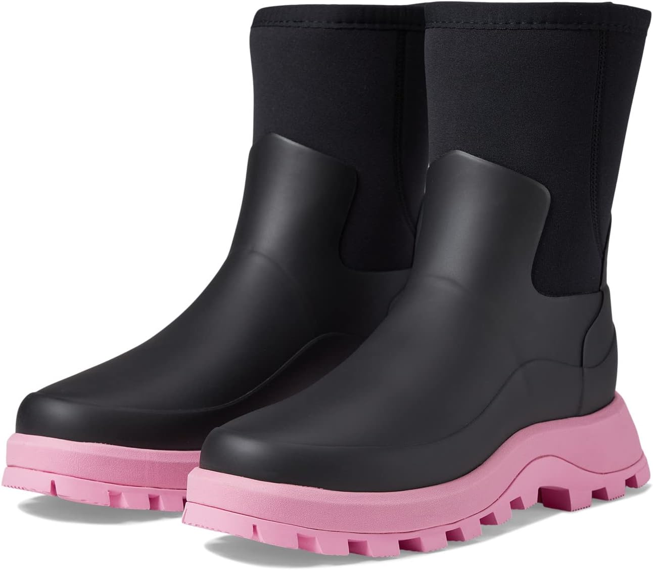Ботильоны City Explorer Short Boot Hunter, цвет Black/Pink Fizz походная обувь explorer desert boot hunter цвет cast black
