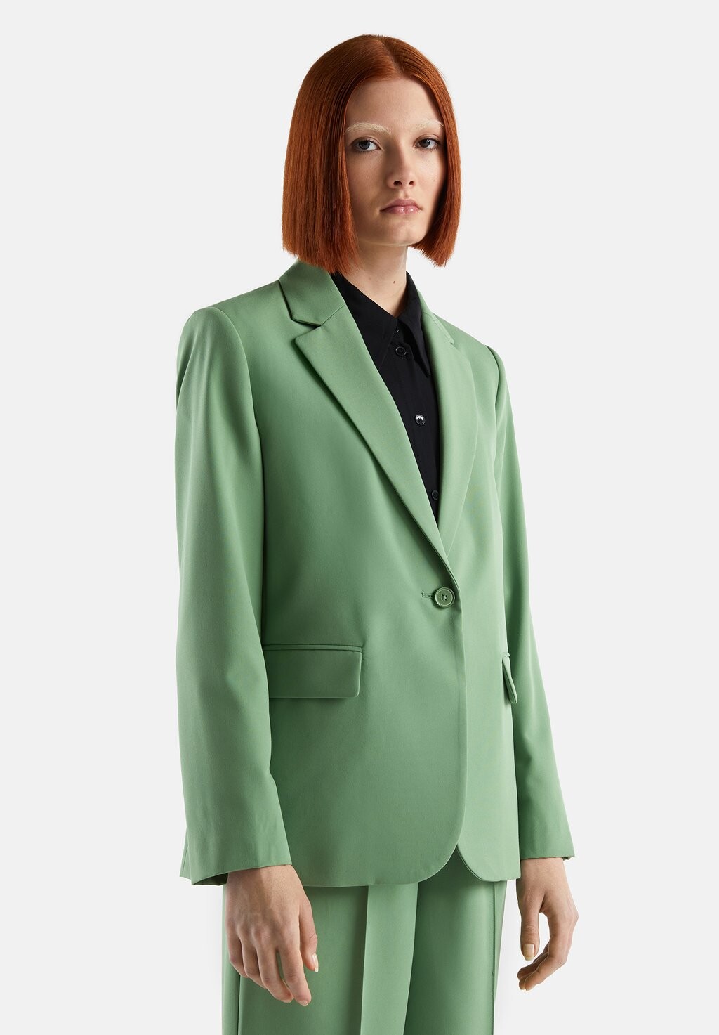 

Блейзер United Colors of Benetton, зеленый