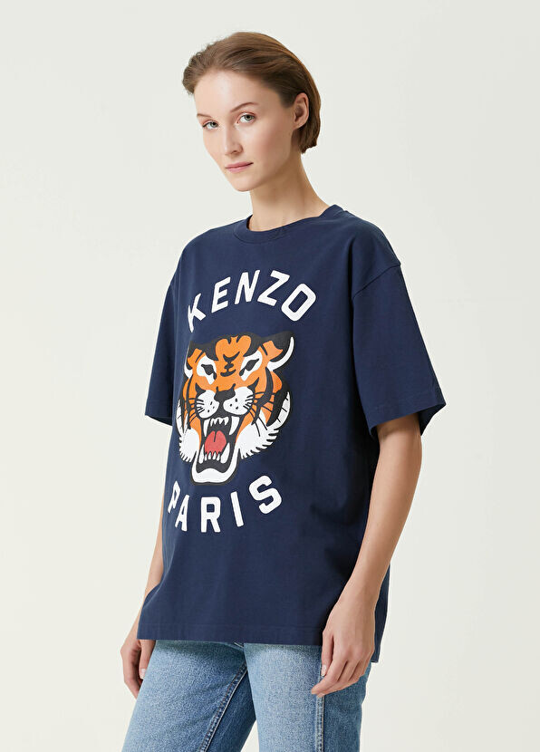 

Футболка с логотипом Kenzo, синий