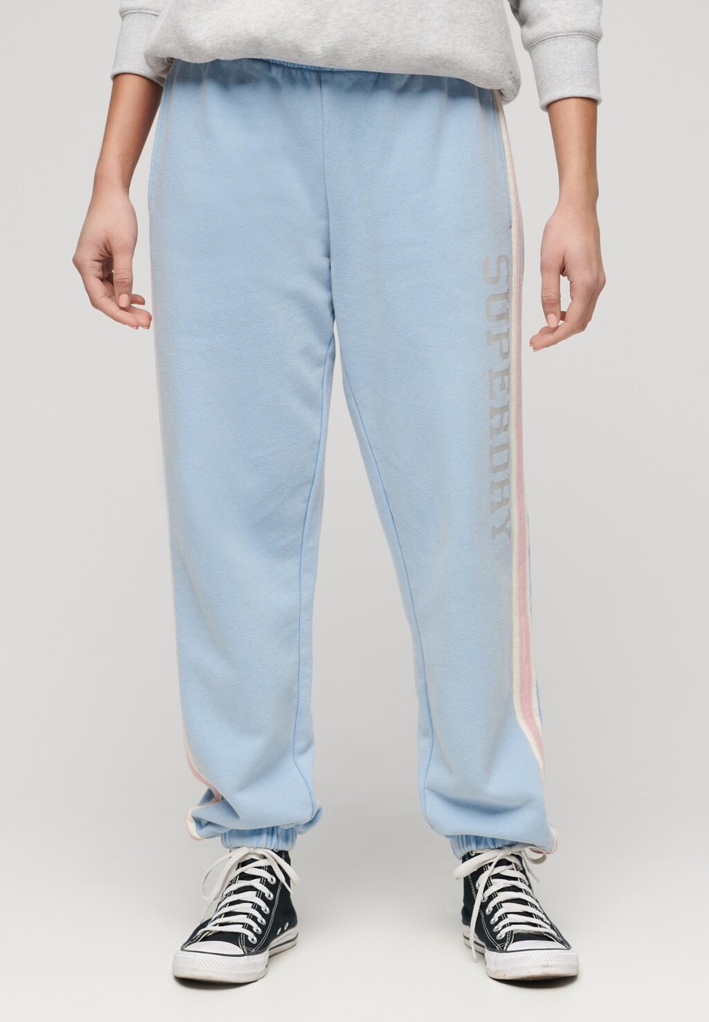 

Спортивные брюки VINTAGE SIDE STRIPE JOGGERS Superdry, синий